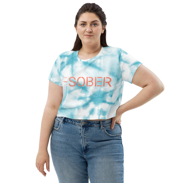 eSober Crop Top in Aqua