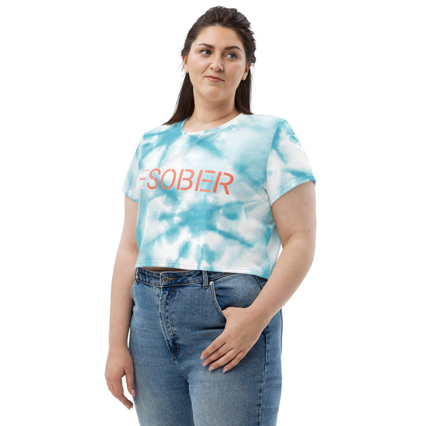 eSober Crop Top in Aqua