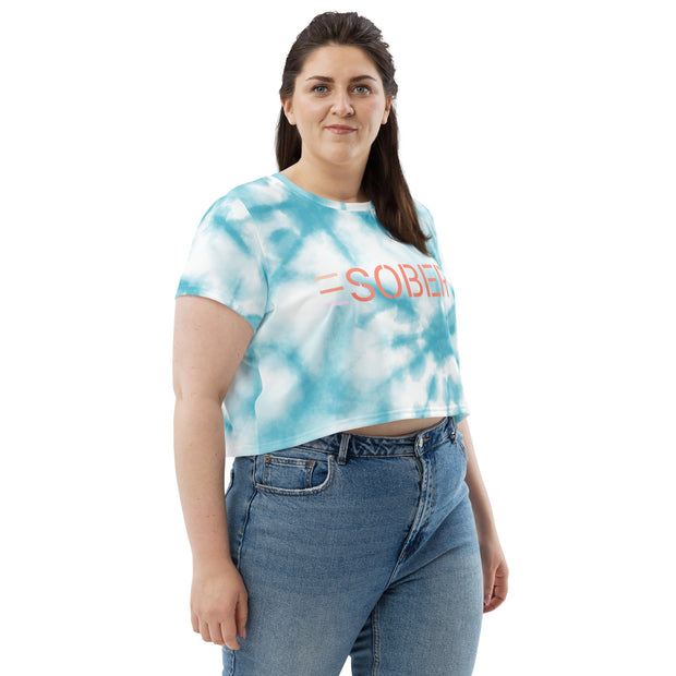 eSober Crop Top in Aqua