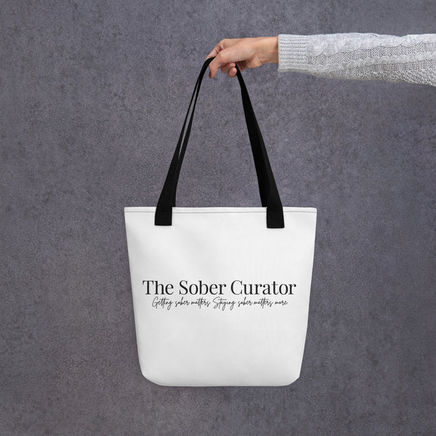 The Sober Curator Tote bag