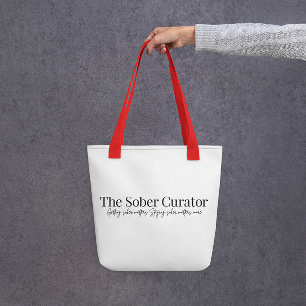 The Sober Curator Tote bag