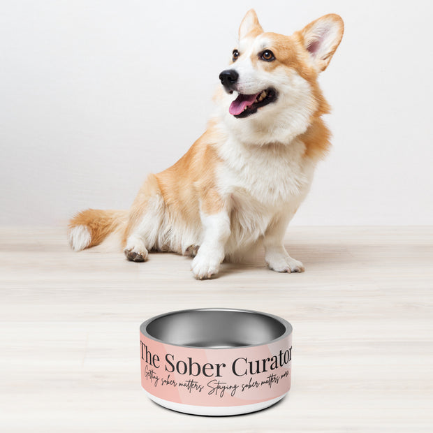 The Sober Curator Pet Food Bowl