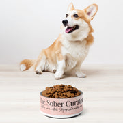 The Sober Curator Pet Food Bowl