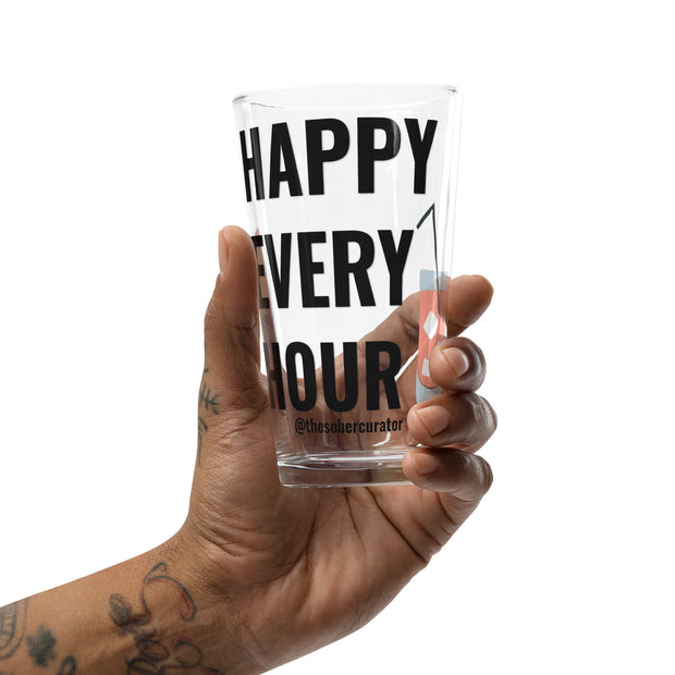 Happy Every Hour Mocktail Glass